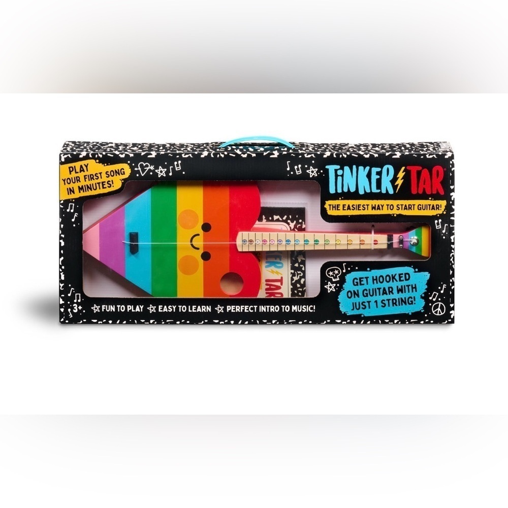 Tinker Tar Rainbow Heart Learning Guitar